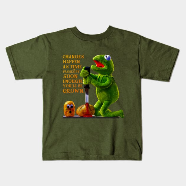 You’ll Be Grown Kermit The Frog Kids T-Shirt by asikjosgeh